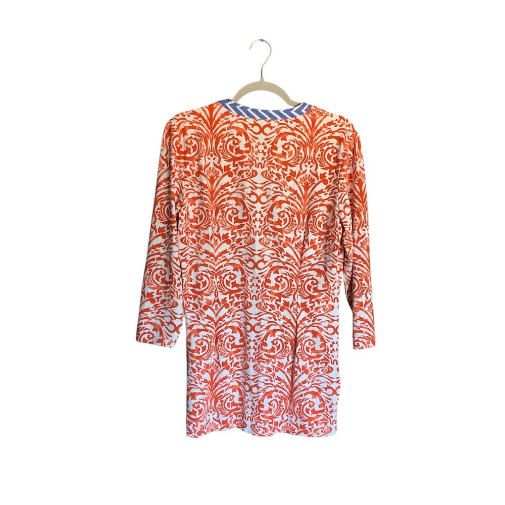 JMcLaughlin womens tunic top coverup size large resort cruise swim beach coastal - Picture 5 of 11
